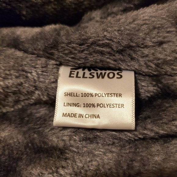 ELLSWOS Snow Jacket Women Large Black Hooded Insulated Thermal Technology - Picture 6 of 12